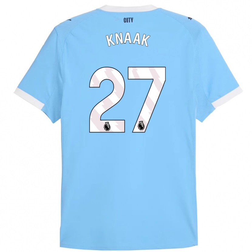 Danxen Damen Rebecca Knaak #27 Himmelblau Weiß Heimtrikot Trikot 2025/26 T-Shirt