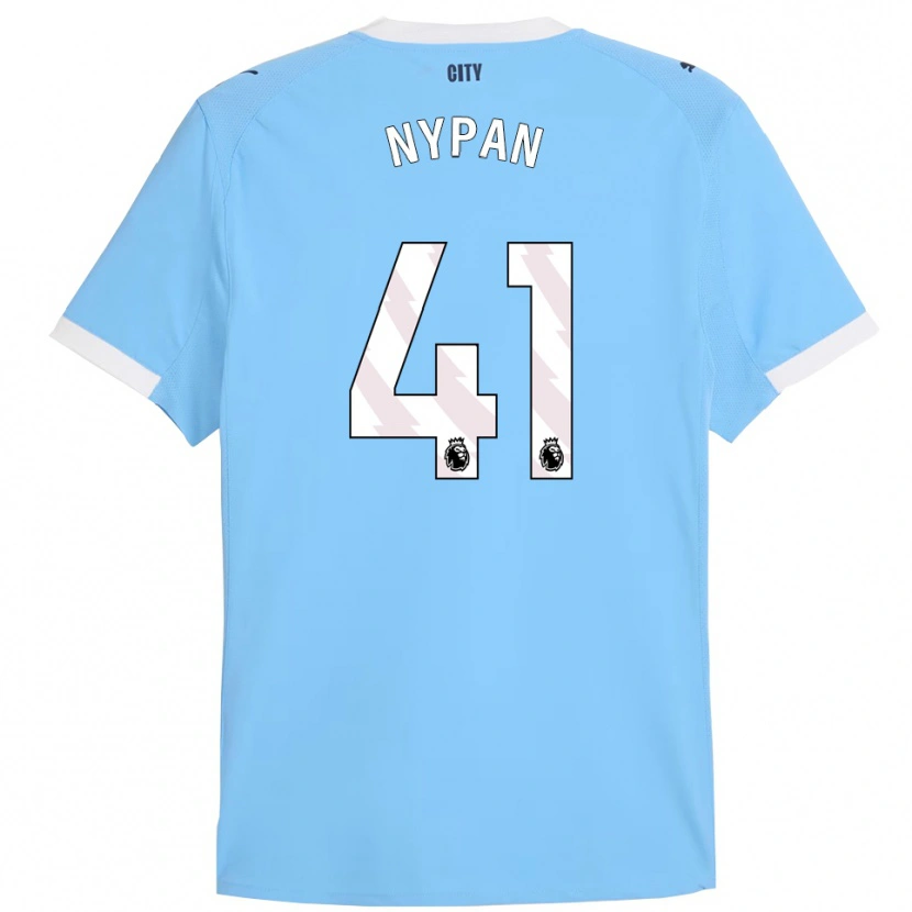 Danxen Damen Sverre Nypan #41 Himmelblau Weiß Heimtrikot Trikot 2025/26 T-Shirt