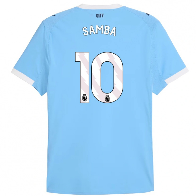 Danxen Damen Tyrone Samba #10 Himmelblau Weiß Heimtrikot Trikot 2025/26 T-Shirt