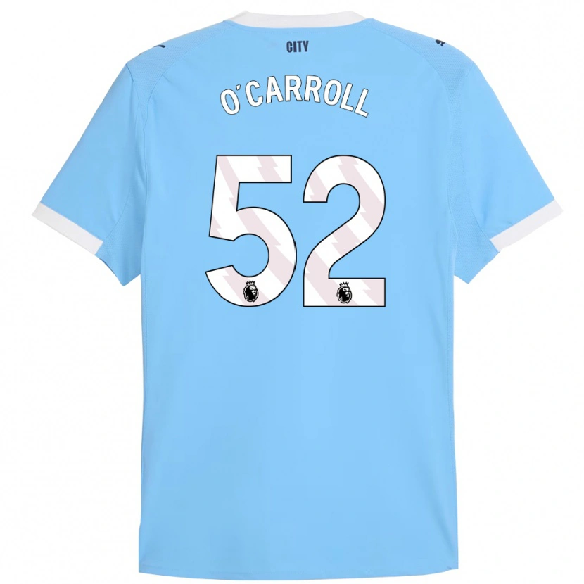 Danxen Damen Eve O'carroll #52 Himmelblau Weiß Heimtrikot Trikot 2025/26 T-Shirt