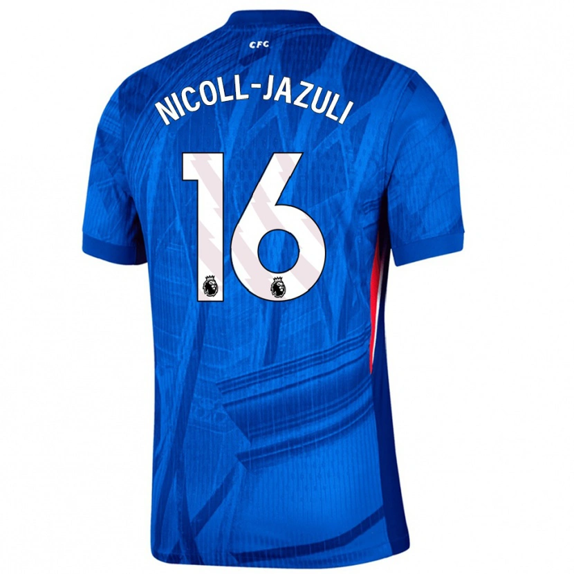Danxen Damen Mahdi Nicoll-Jazuli #16 Blau Weiß Heimtrikot Trikot 2025/26 T-Shirt