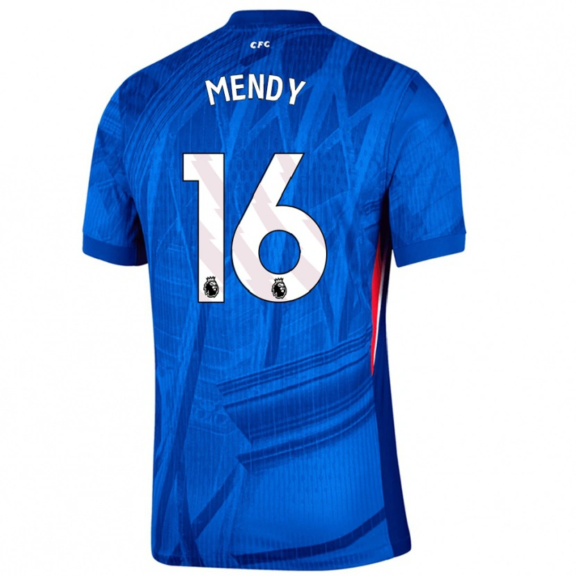 Danxen Damen Edouard Mendy #16 Blau Weiß Heimtrikot Trikot 2025/26 T-Shirt