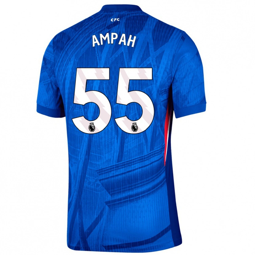 Danxen Damen Ato Ampah #55 Blau Weiß Heimtrikot Trikot 2025/26 T-Shirt