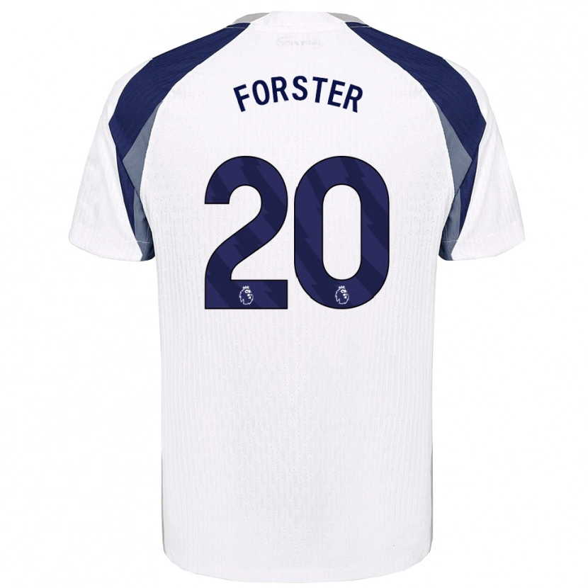 Danxen Damen Fraser Forster #20 Weiß Marineblau Heimtrikot Trikot 2025/26 T-Shirt