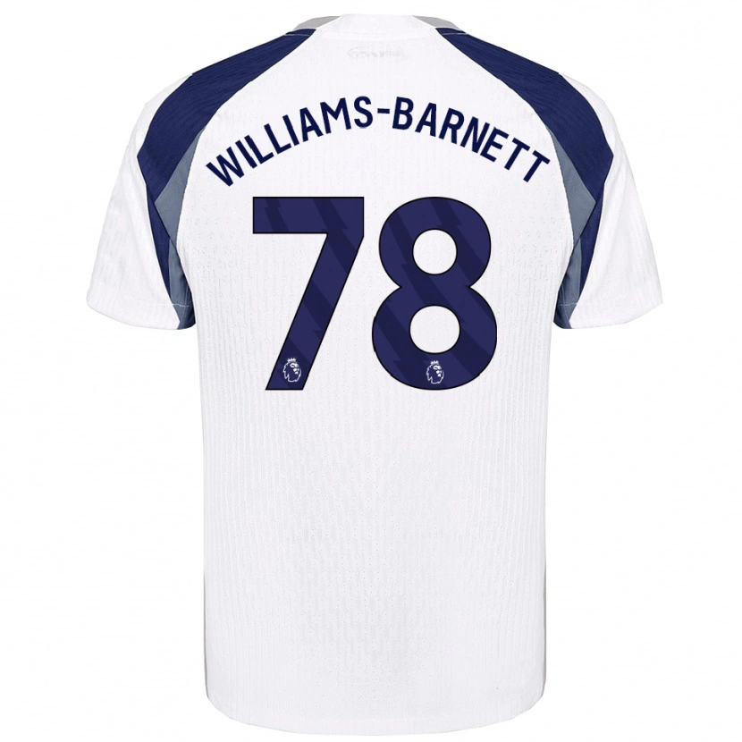 Danxen Damen Lucá Williams-Barnett #78 Weiß Marineblau Heimtrikot Trikot 2025/26 T-Shirt