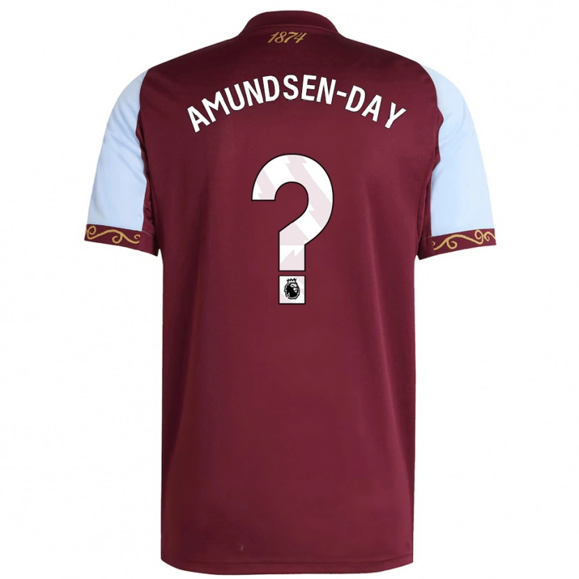 Danxen Damen Ethan Amundsen-Day #0 Burgunderrot Himmelblau Heimtrikot Trikot 2025/26 T-Shirt
