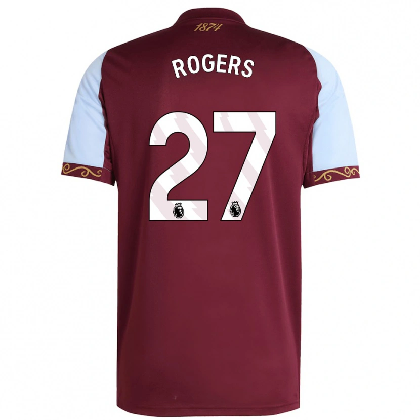 Danxen Damen Morgan Rogers #27 Burgunderrot Himmelblau Heimtrikot Trikot 2025/26 T-Shirt
