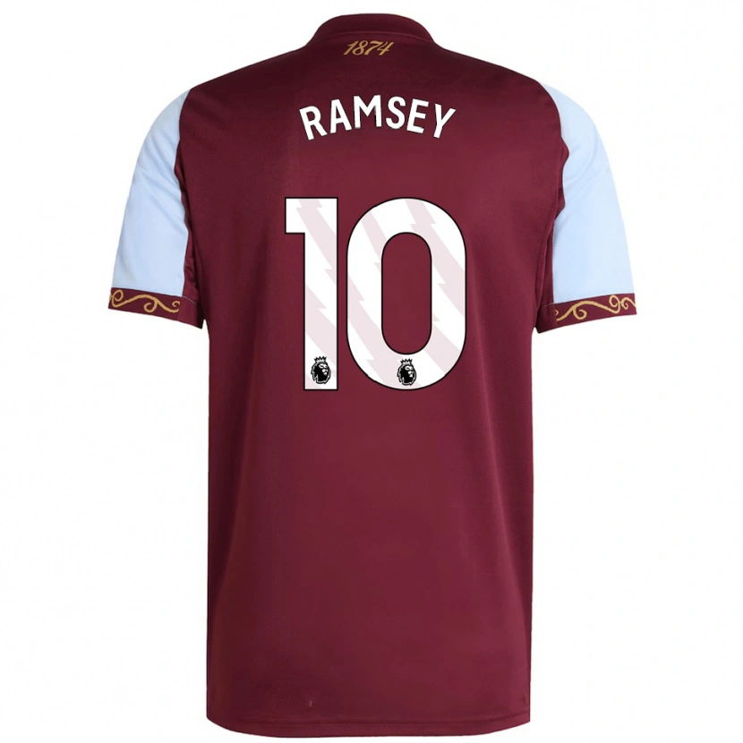 Danxen Damen Cole Ramsey #10 Burgunderrot Himmelblau Heimtrikot Trikot 2025/26 T-Shirt
