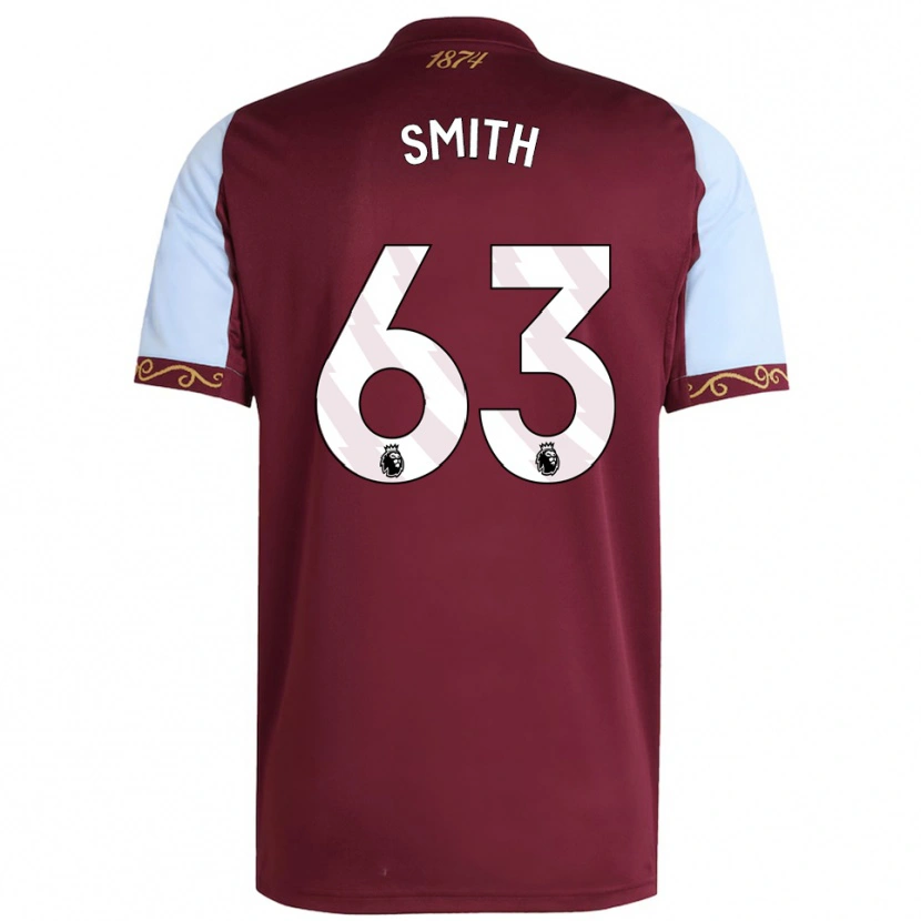 Danxen Damen Kerr Smith #63 Burgunderrot Himmelblau Heimtrikot Trikot 2025/26 T-Shirt