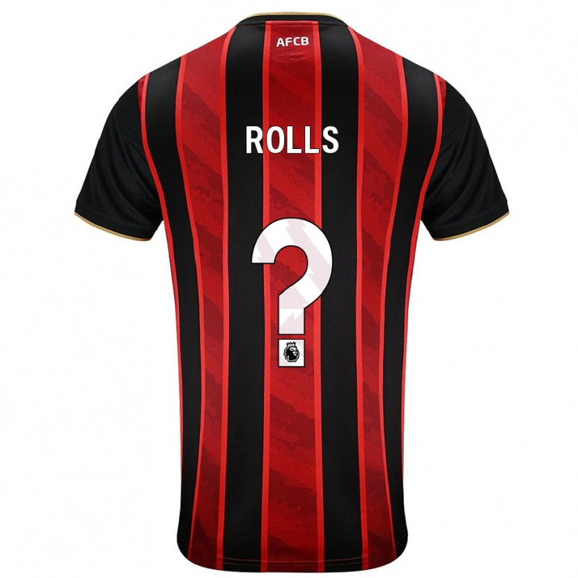 Danxen Damen Thomas Rolls #0 Rot Schwarz Heimtrikot Trikot 2025/26 T-Shirt