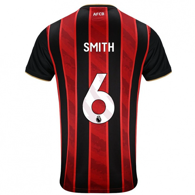 Danxen Damen Maisy Smith #6 Rot Schwarz Heimtrikot Trikot 2025/26 T-Shirt