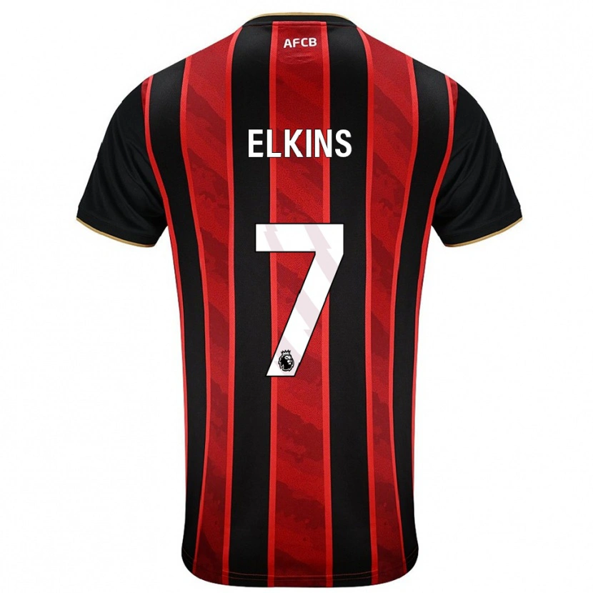 Danxen Damen Elle Elkins #7 Rot Schwarz Heimtrikot Trikot 2025/26 T-Shirt