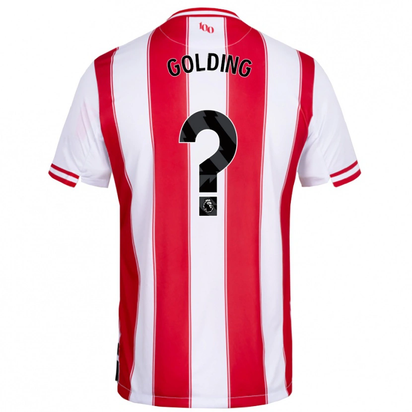 Danxen Damen Aidan Golding #0 Rot Weiß Heimtrikot Trikot 2025/26 T-Shirt
