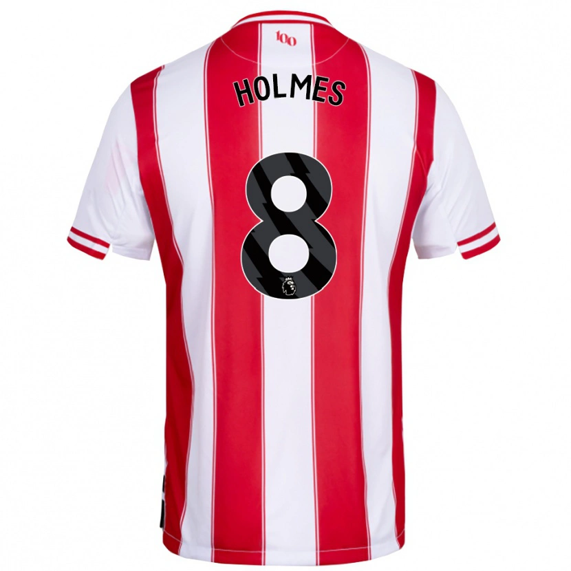 Danxen Damen Mollie Holmes #8 Rot Weiß Heimtrikot Trikot 2025/26 T-Shirt
