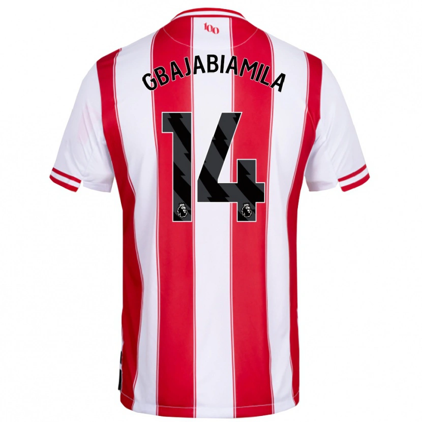 Danxen Damen Habeebat Gbajabiamila #14 Rot Weiß Heimtrikot Trikot 2025/26 T-Shirt