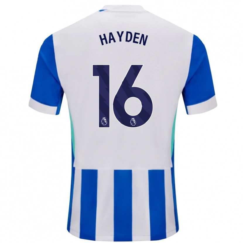 Danxen Damen Matthew Hayden #16 Blau Weiß Heimtrikot Trikot 2025/26 T-Shirt