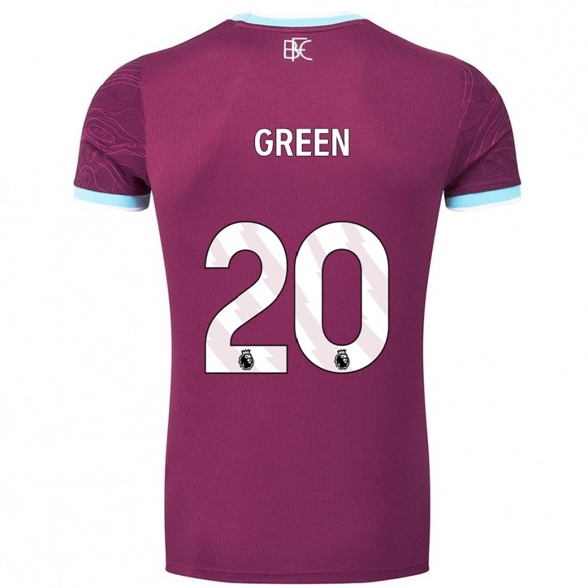 Danxen Damen Etienne Green #20 Burgunderrot Himmelblau Heimtrikot Trikot 2025/26 T-Shirt