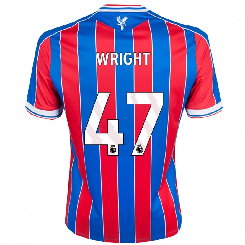 Danxen Damen Annis-Clara Wright #47 Blau Rot Weiß Heimtrikot Trikot 2025/26 T-Shirt