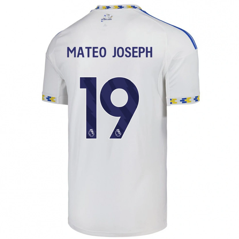 Danxen Damen Mateo Joseph #19 Weiß Blau Heimtrikot Trikot 2025/26 T-Shirt