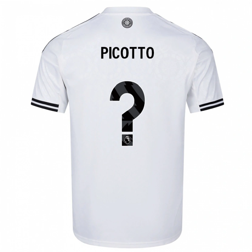Danxen Damen Luca Picotto #0 Weiß Schwarz Heimtrikot Trikot 2025/26 T-Shirt