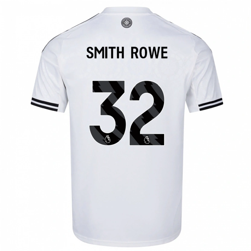 Danxen Damen Emile Smith Rowe #32 Weiß Schwarz Heimtrikot Trikot 2025/26 T-Shirt