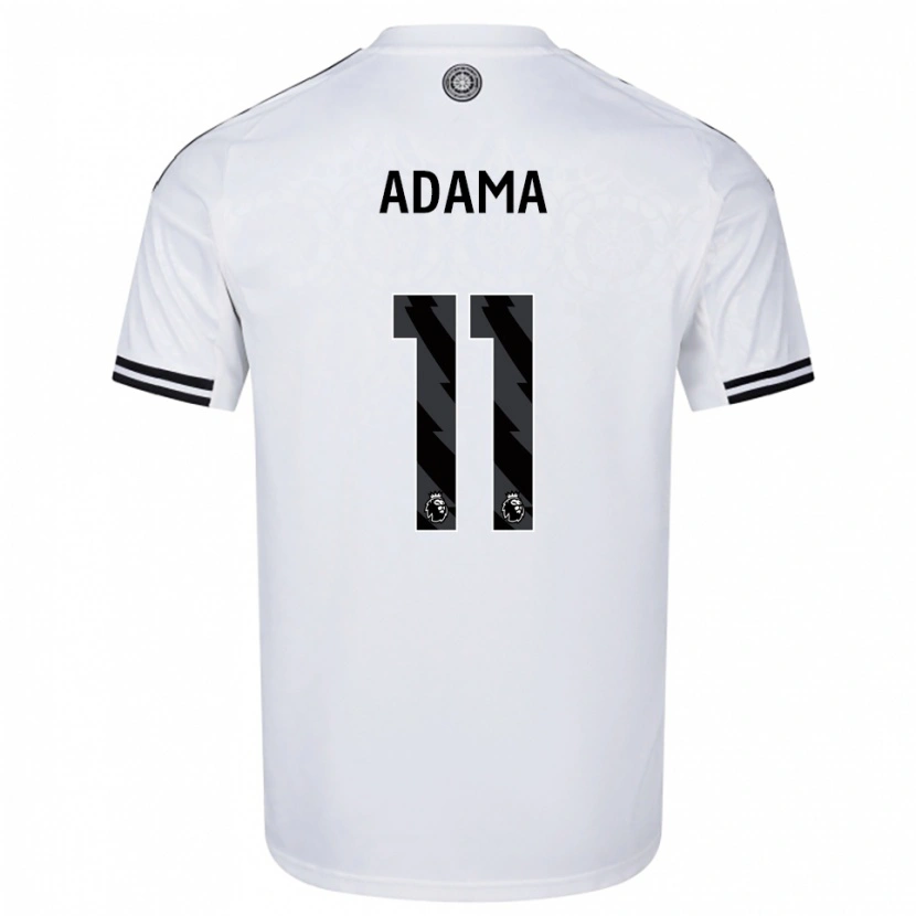 Danxen Damen Adama Traoré #11 Weiß Schwarz Heimtrikot Trikot 2025/26 T-Shirt