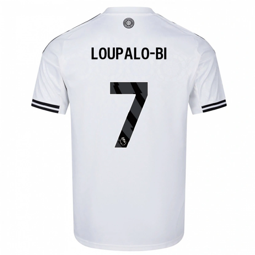 Danxen Damen Aaron Loupalo-Bi #7 Weiß Schwarz Heimtrikot Trikot 2025/26 T-Shirt