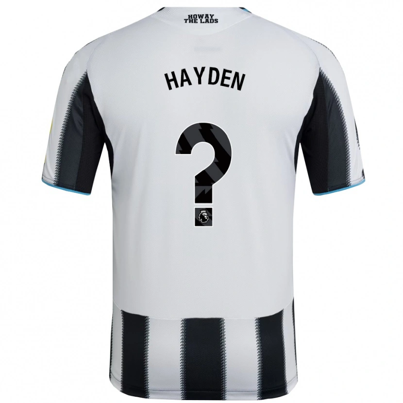 Danxen Damen Isaac Hayden #0 Schwarz Weiß Heimtrikot Trikot 2025/26 T-Shirt