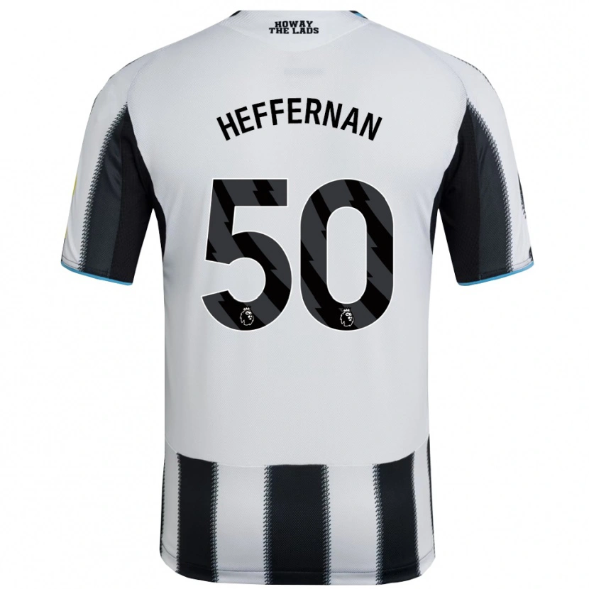 Danxen Damen Cathal Heffernan #50 Schwarz Weiß Heimtrikot Trikot 2025/26 T-Shirt