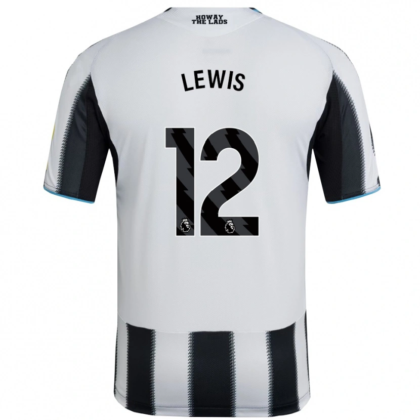 Danxen Damen Jamal Lewis #12 Schwarz Weiß Heimtrikot Trikot 2025/26 T-Shirt