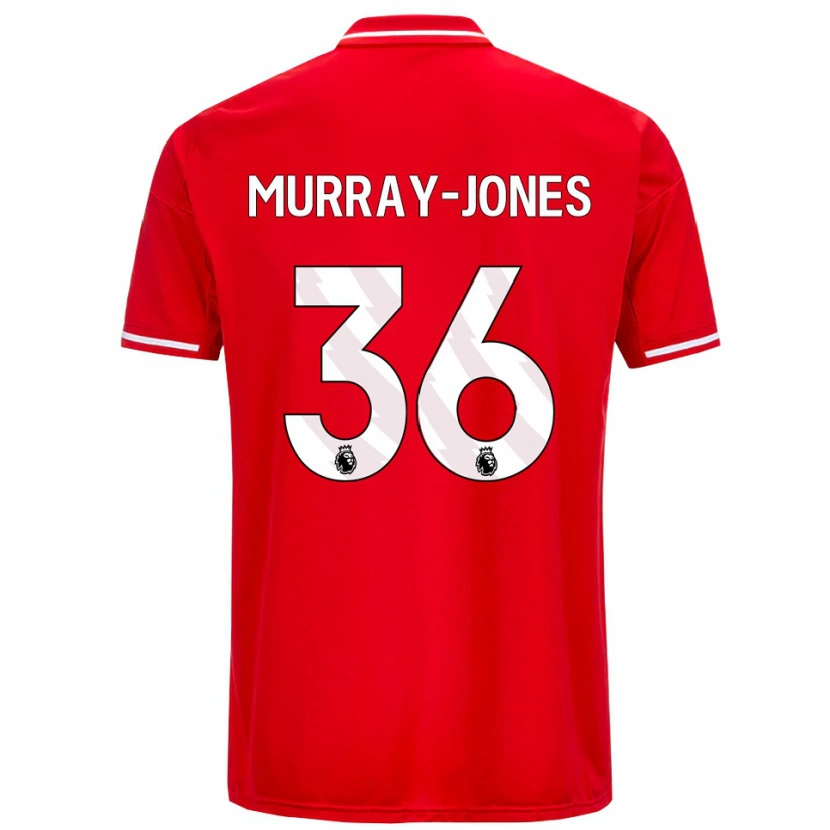 Danxen Damen George Murray-Jones #36 Rot Weiß Heimtrikot Trikot 2025/26 T-Shirt