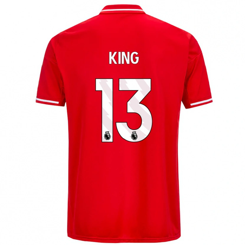 Danxen Damen Leo King #13 Rot Weiß Heimtrikot Trikot 2025/26 T-Shirt