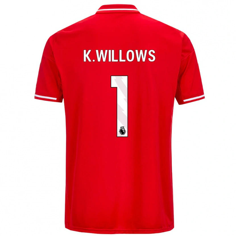Danxen Damen Keehan Willows #1 Rot Weiß Heimtrikot Trikot 2025/26 T-Shirt