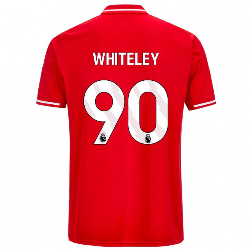 Danxen Damen Jonathan Whiteley #90 Rot Weiß Heimtrikot Trikot 2025/26 T-Shirt