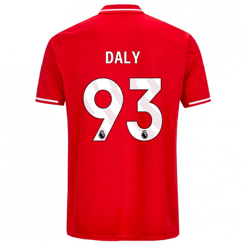 Danxen Damen Cormac Daly #93 Rot Weiß Heimtrikot Trikot 2025/26 T-Shirt