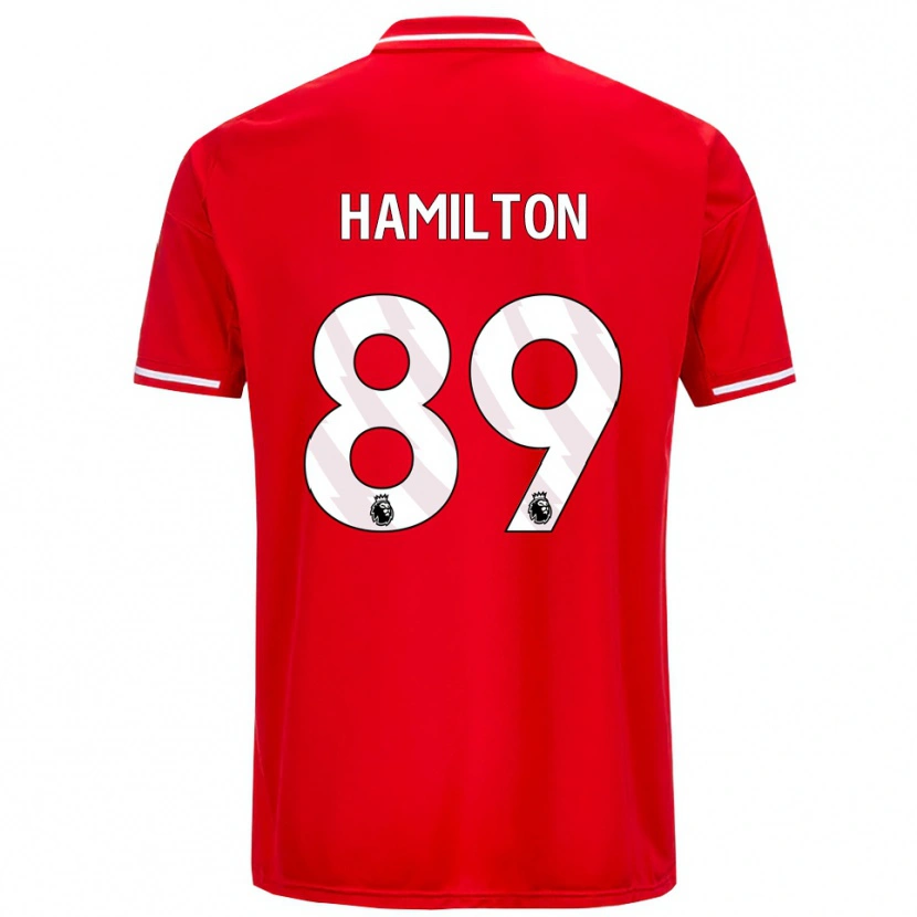 Danxen Damen Scott Hamilton #89 Rot Weiß Heimtrikot Trikot 2025/26 T-Shirt