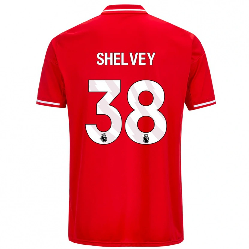 Danxen Damen George Shelvey #38 Rot Weiß Heimtrikot Trikot 2025/26 T-Shirt
