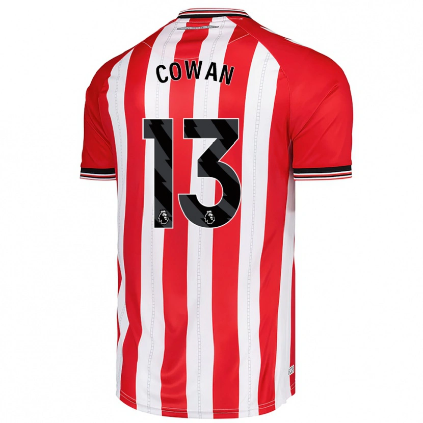 Danxen Damen Joe Cowan #13 Rot Weiß Heimtrikot Trikot 2025/26 T-Shirt