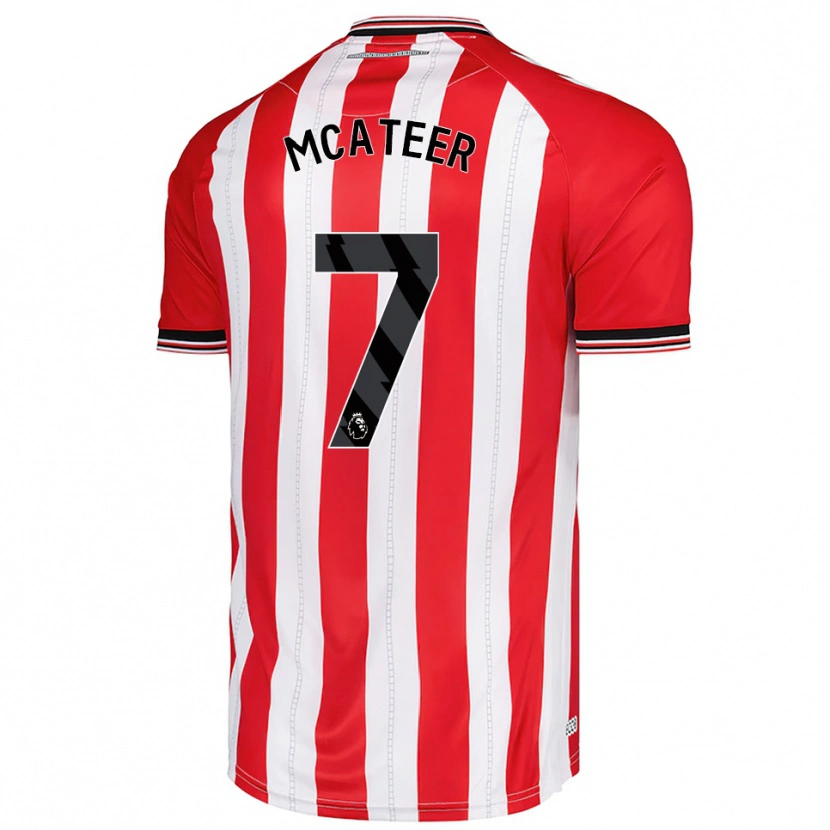 Danxen Damen Mary Mcateer #7 Rot Weiß Heimtrikot Trikot 2025/26 T-Shirt