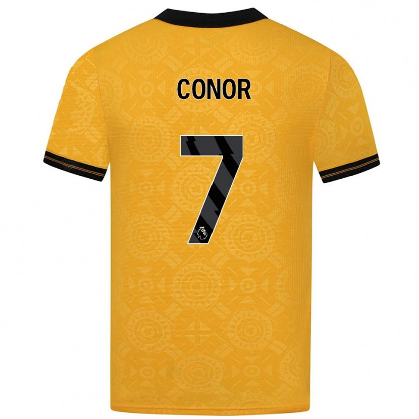 Danxen Damen Conor Mcleod #7 Gelb Schwarz Heimtrikot Trikot 2025/26 T-Shirt