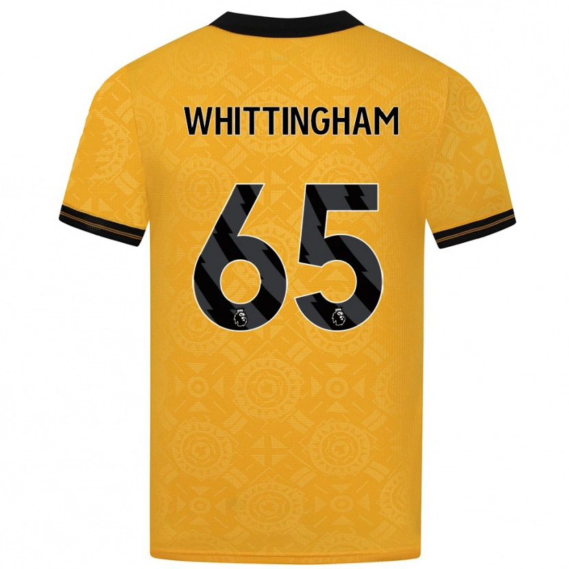 Danxen Damen Matthew Whittingham #65 Gelb Schwarz Heimtrikot Trikot 2025/26 T-Shirt
