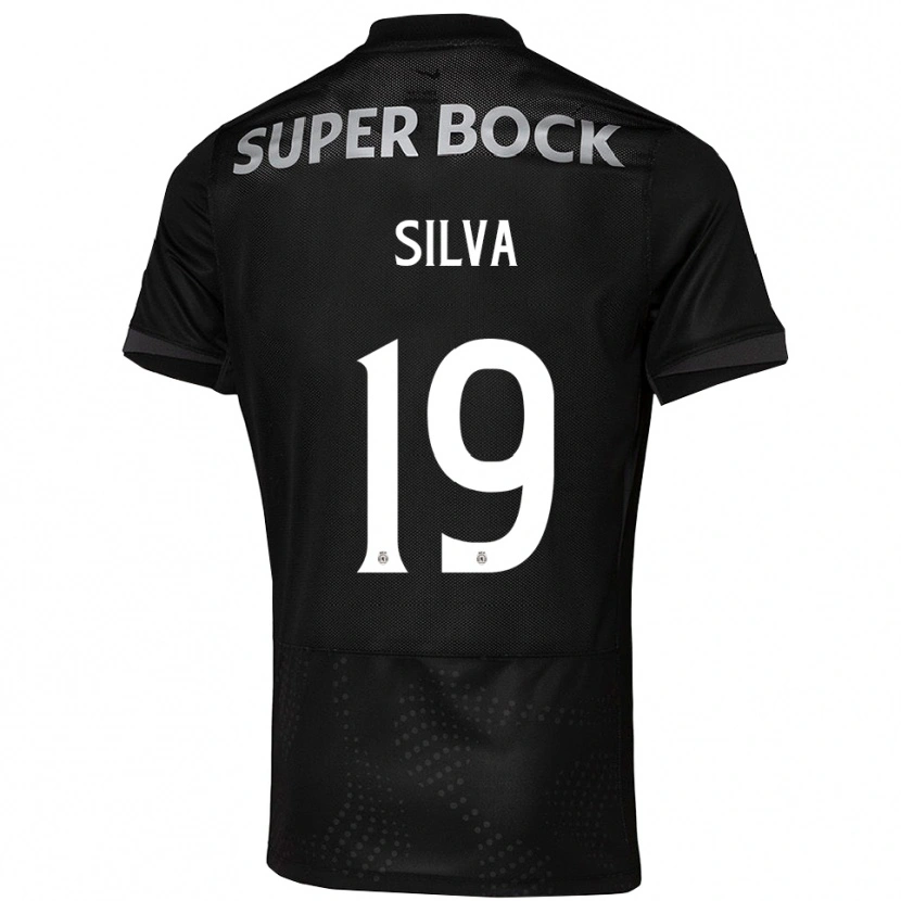 Danxen Damen Diana Silva #19 Schwarz Weiß Auswärtstrikot Trikot 2025/26 T-Shirt