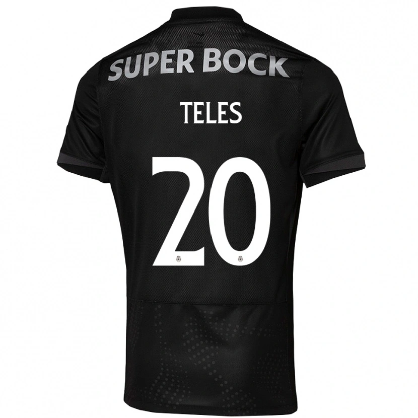 Danxen Damen Ana Isabel Teles #20 Schwarz Weiß Auswärtstrikot Trikot 2025/26 T-Shirt