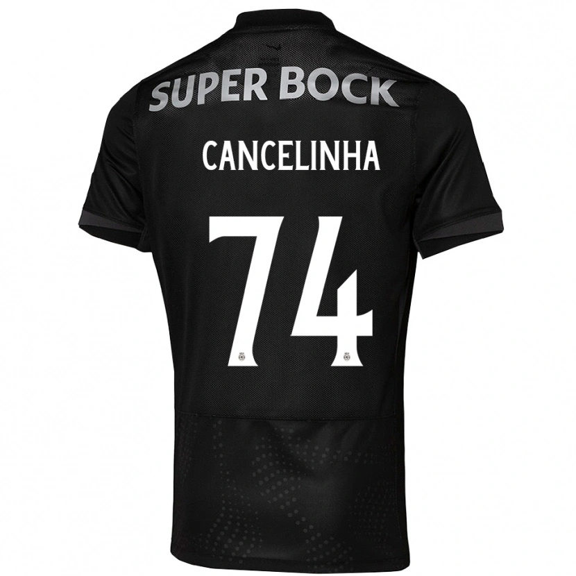 Danxen Damen Érica Cancelinha #74 Schwarz Weiß Auswärtstrikot Trikot 2025/26 T-Shirt