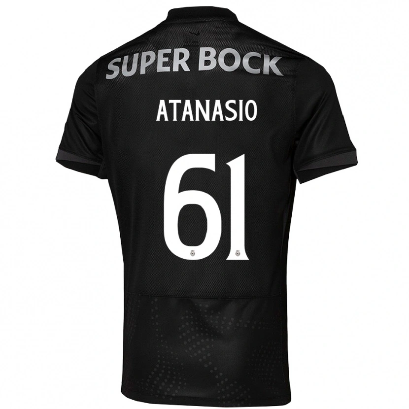 Danxen Damen Atanásio #61 Schwarz Weiß Auswärtstrikot Trikot 2025/26 T-Shirt