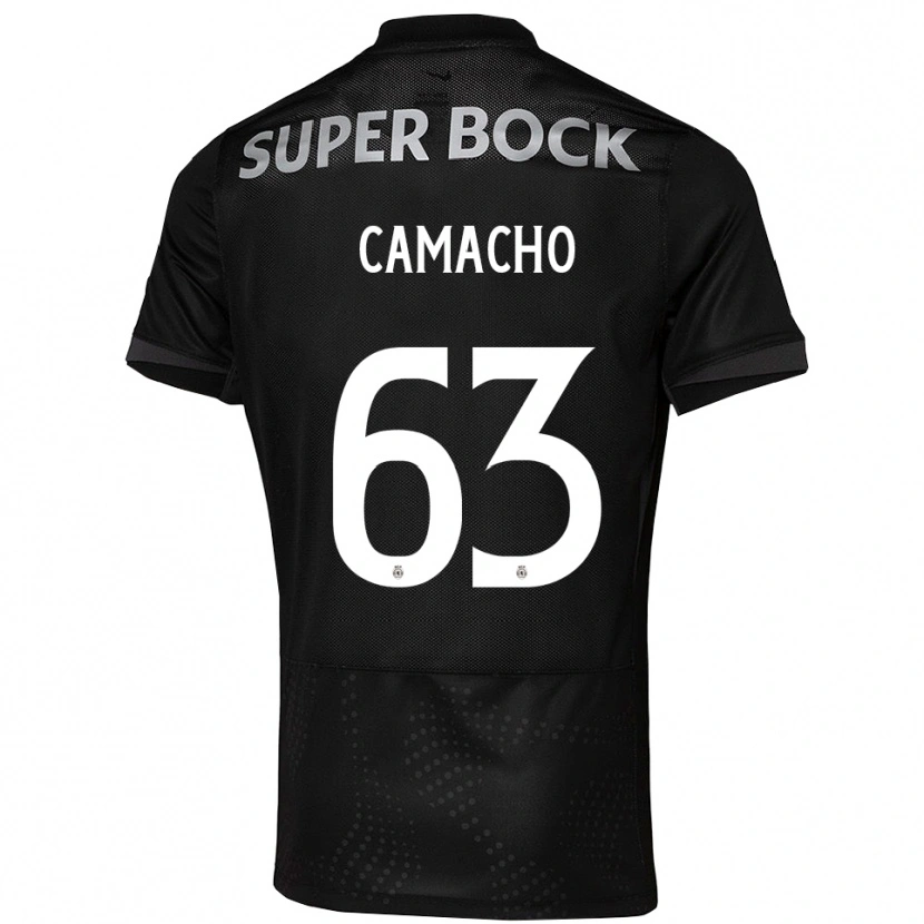 Danxen Damen Rafael Camacho #63 Schwarz Weiß Auswärtstrikot Trikot 2025/26 T-Shirt