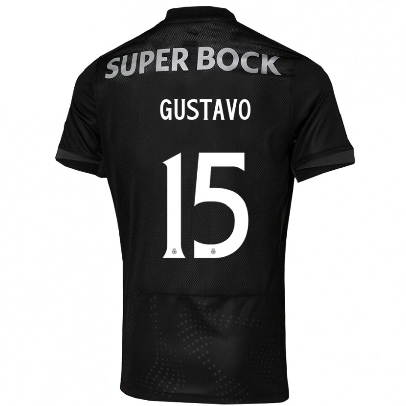 Danxen Damen Luís Gustavo #15 Schwarz Weiß Auswärtstrikot Trikot 2025/26 T-Shirt