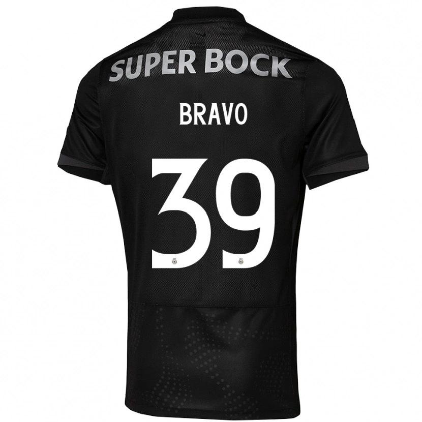 Danxen Damen Andreia Bravo #39 Schwarz Weiß Auswärtstrikot Trikot 2025/26 T-Shirt