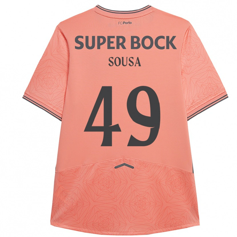 Danxen Damen Gonçalo Sousa #49 Rosa Marineblau Auswärtstrikot Trikot 2025/26 T-Shirt