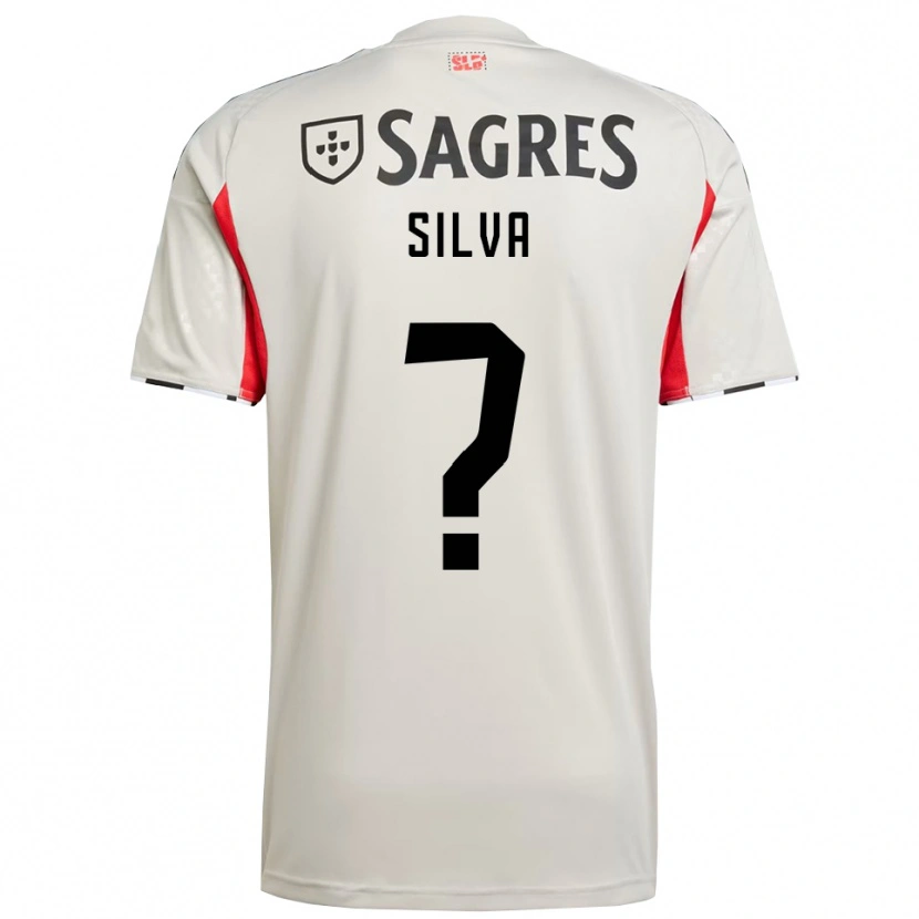 Danxen Damen Cassiano Silva #0 Creme Weiß Rot Auswärtstrikot Trikot 2025/26 T-Shirt